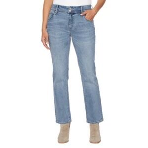 NWT Hudson Light Wash Blue Midrise Straight Leg Women's 16 36 Denim Jeans Pants